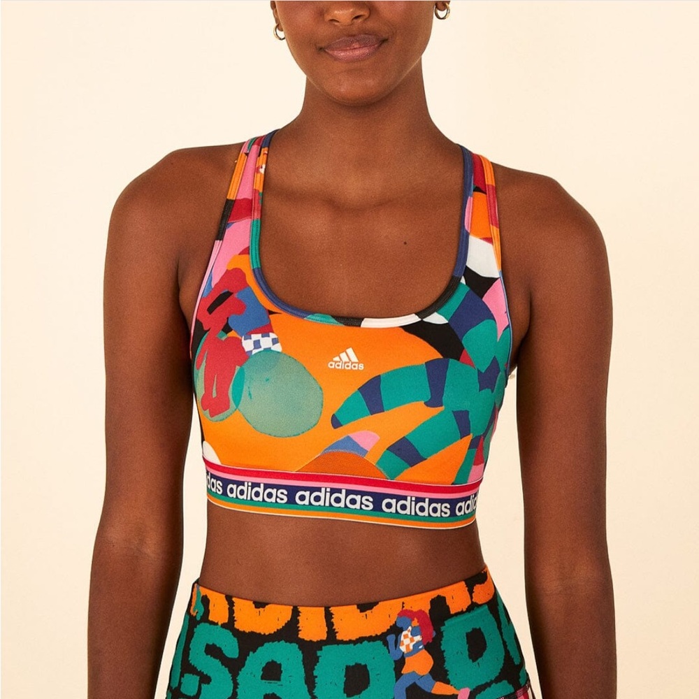 Farm Rio x Adidas Multicolor Women's Spirts Bra
